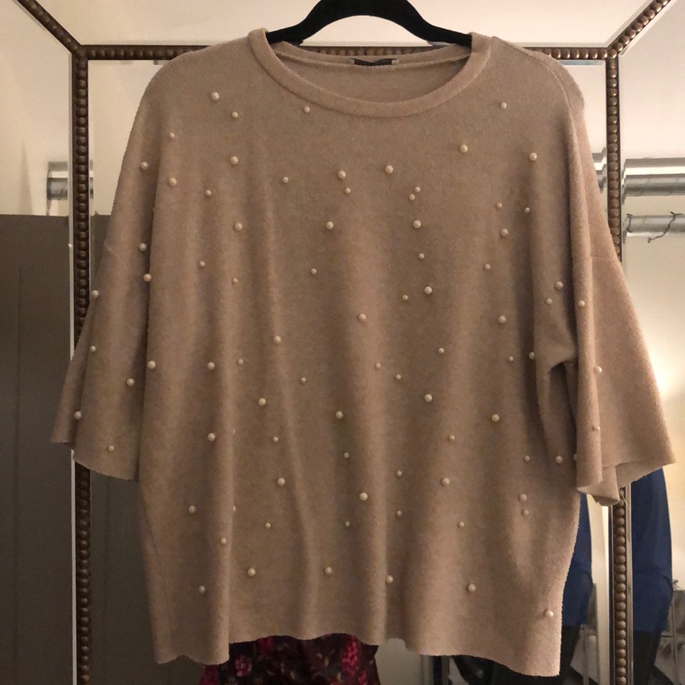 Zara sweater blouse